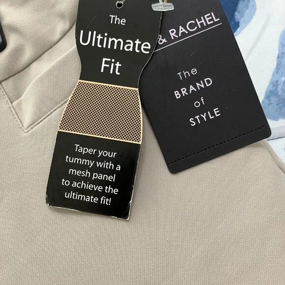 NWT Zac & Rachel Khaki Pants Size 8 - Picture 3 of 4